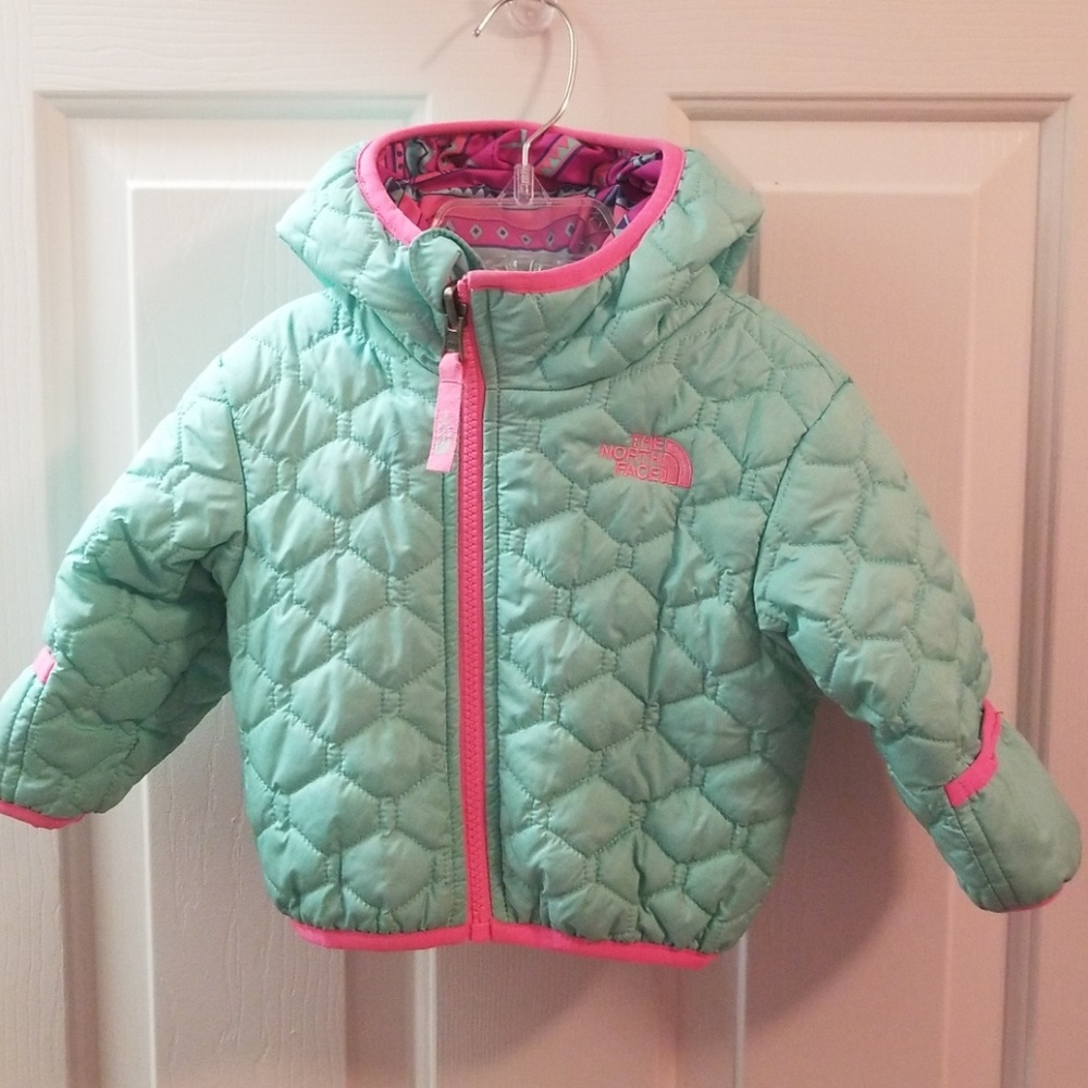 North Face infant reversible coat